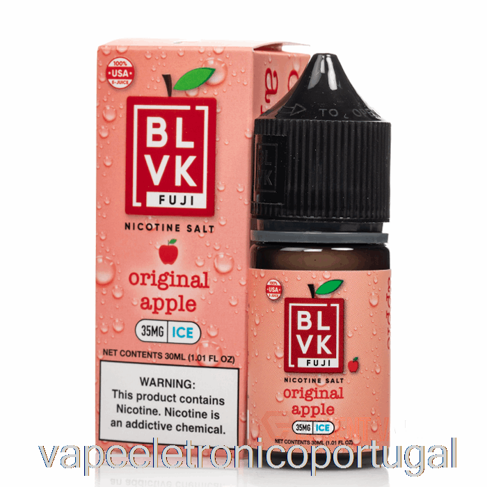 Vape Eletrônico Original Apple Ice - Blvk Fuji Salts - 30ml 35mg